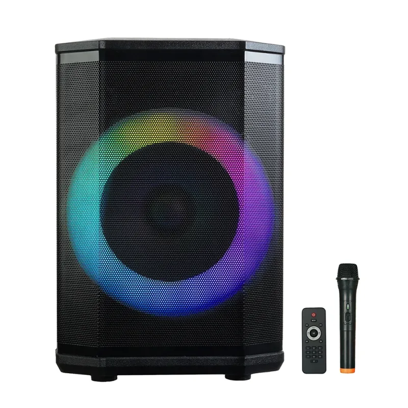 Coluna Bluetooth portátil de 8" com True Wireless Stereo