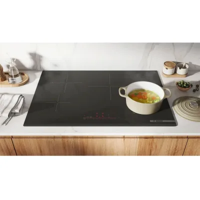 800 Serie 30'' brede inductiekookplaat zonder frame - Zwart