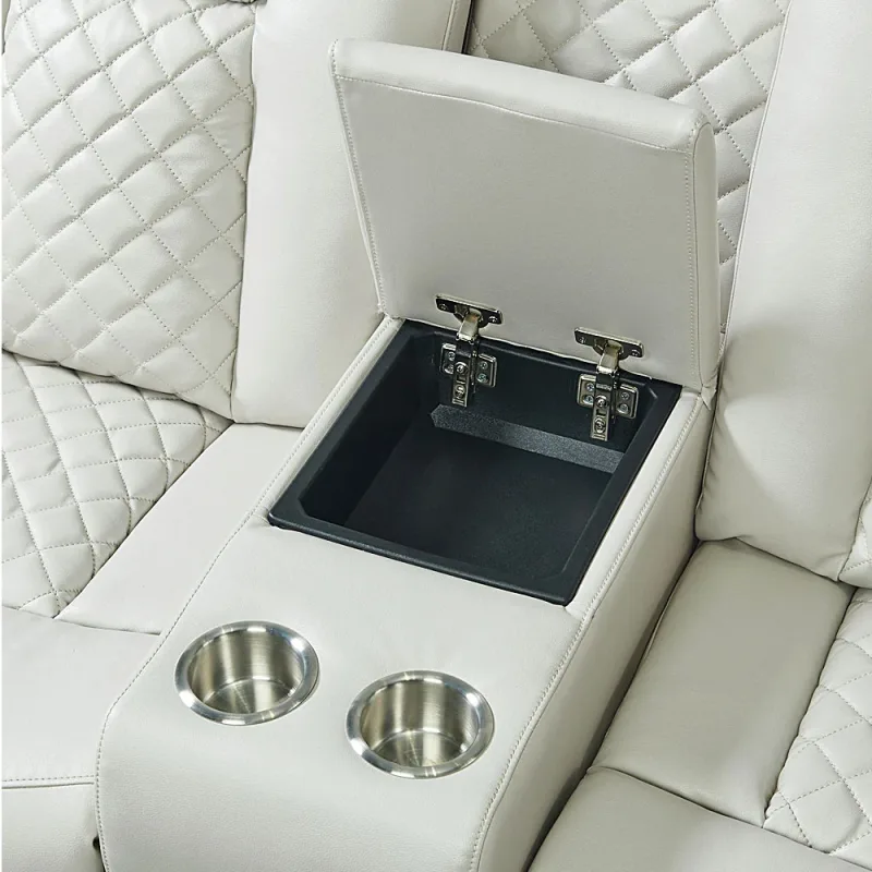 Carlo Power Motion Loveseat dengan Power Headrest