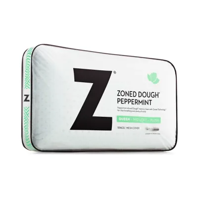 Almofada de Espuma Viscoelástica Z Zoned Dough Queen - Peppermint