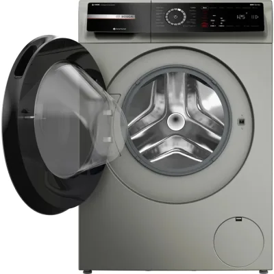 24-Zoll Smart Frontlader-Waschmaschine – Pearl Steel