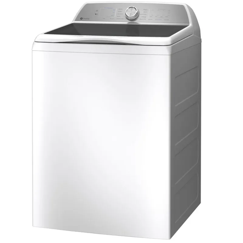 Biała pralka 5,0 CuFt z technologią Smarter Wash i FlexDispense™
