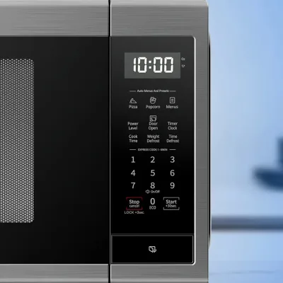 1.1 CuFt Countertop Microwave in Stainless Steel