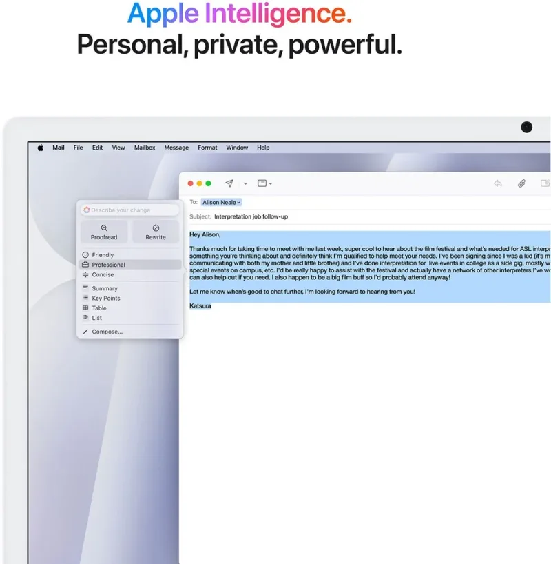 Komputer Desktop iMac 24'' dengan Chip M4 - Silver (Akhir 2024)