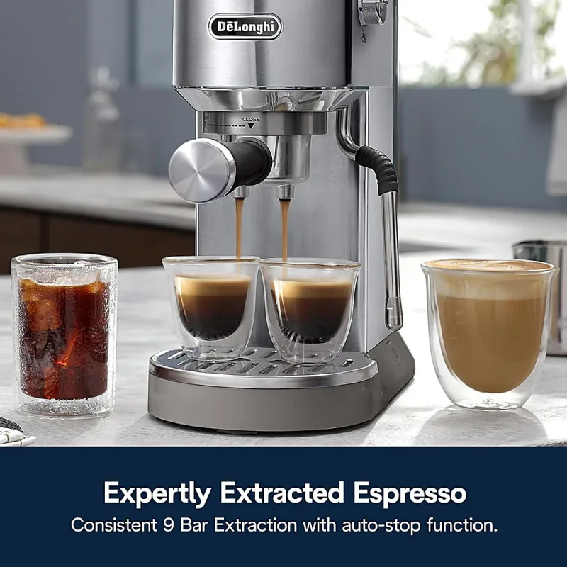 Dedica Duo Espresso Machine — Metal