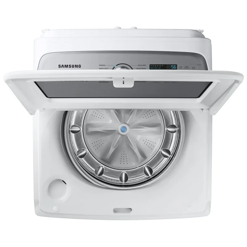 Lavatrice smart a carica dall'alto con grande capacità da 5,2 cu. ft. e lavaggio Super Speed