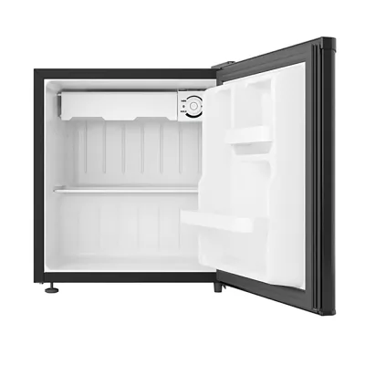 1,6 cu ft kompakti jääkaappi, musta