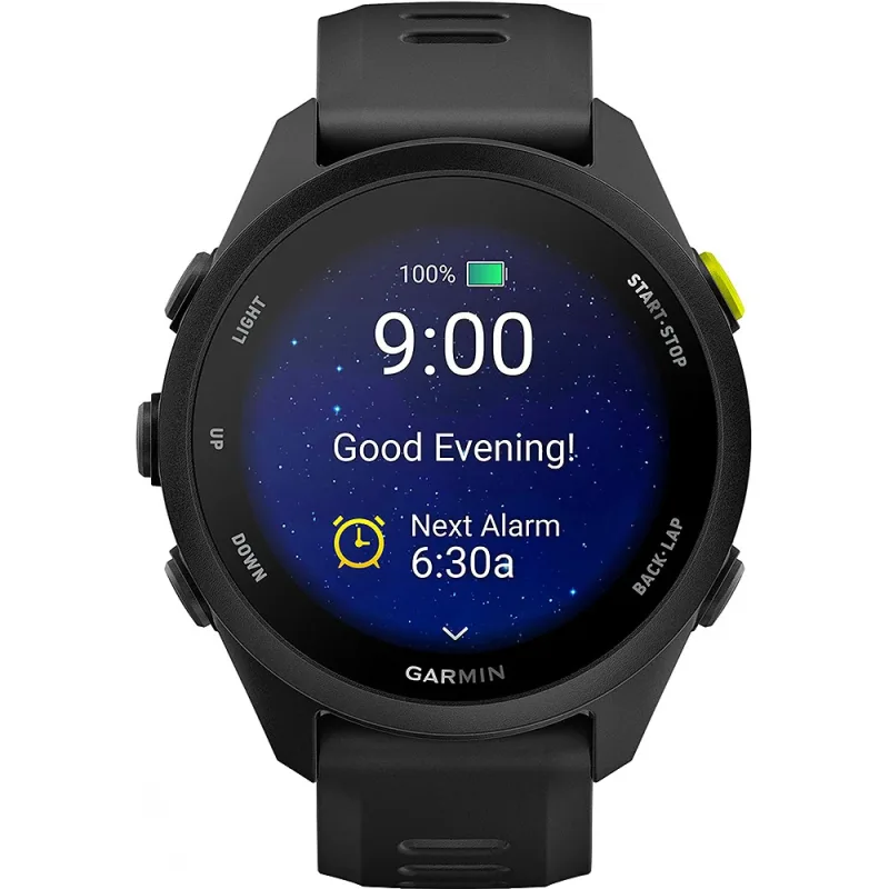 Forerunner® 70 Smartwatch w kolorze czarnym z czarnym paskiem