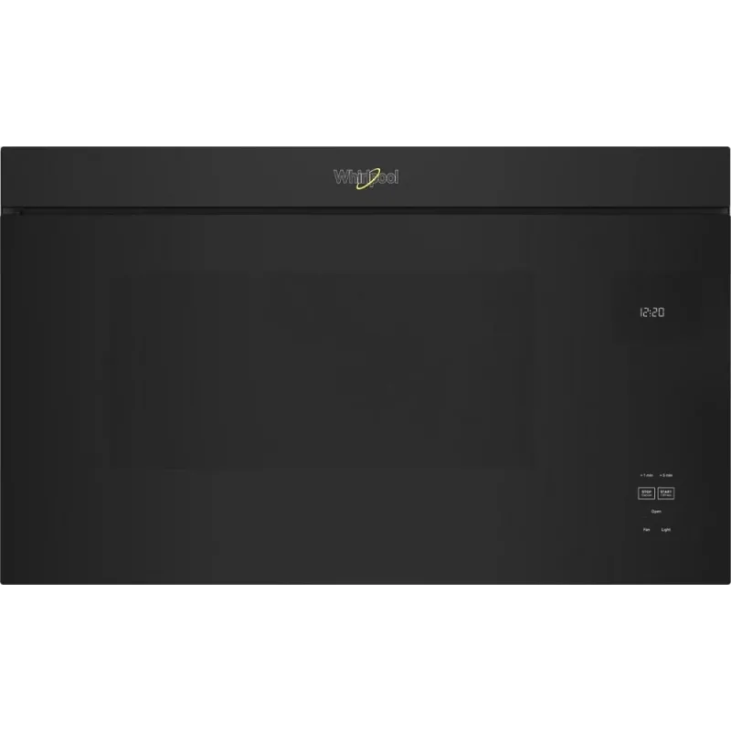 Kuchenka mikrofalowa 1,1 cu ft do zabudowy z talerzem obrotowym, bez potrzeby montażu – czarna