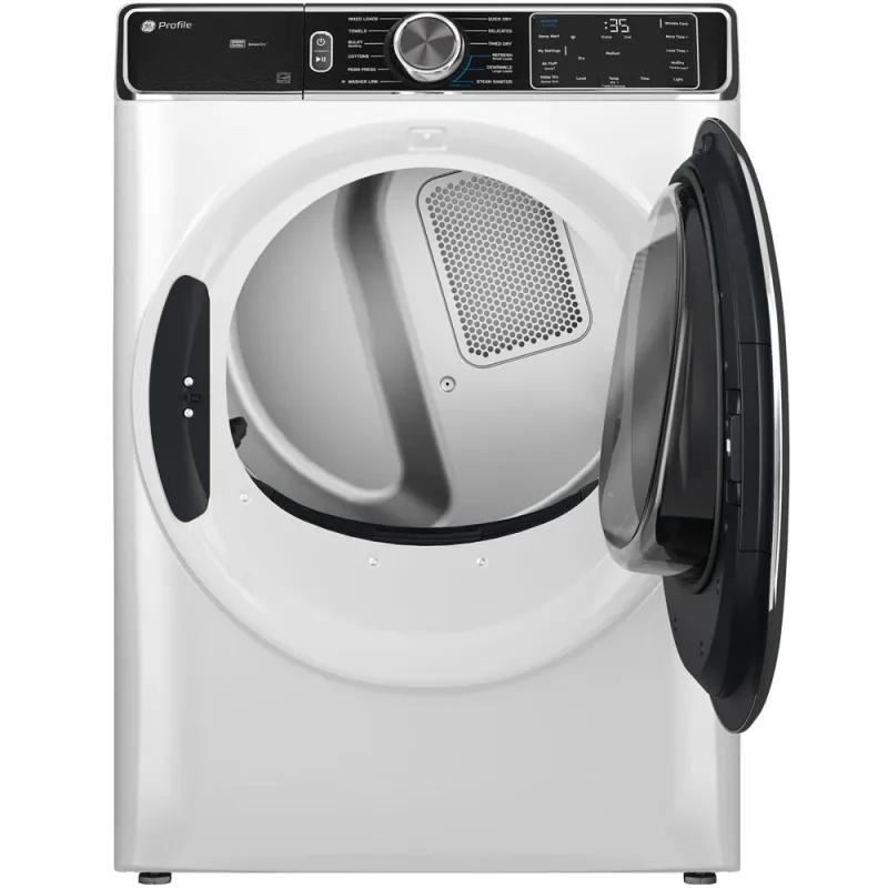 7,8 cu. ft. smart frontlæsset tørretumbler med Steam Sanitize-program