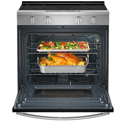 Piano cottura elettrico da 5,3 CuFt in acciaio inox