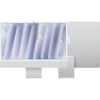 Komputer Desktop iMac 24'' dengan Chip M4 - Silver (Akhir 2024)