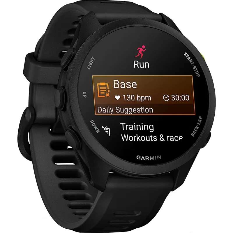 Forerunner® 70 Smartwatch w kolorze czarnym z czarnym paskiem
