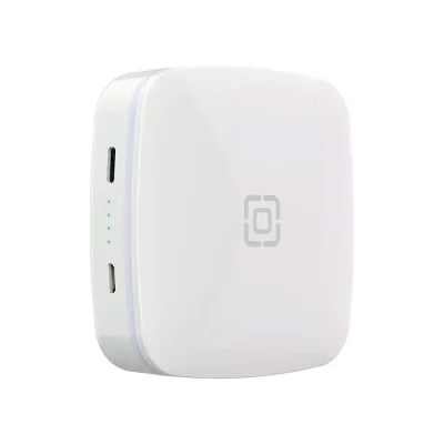 Power bank de 5000mAh com espelho compacto