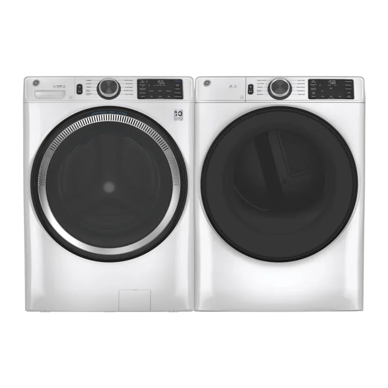 Inteligentna suszarka elektryczna 7.8 Cu-Ft z cyklem Sanitize w kolorze białym