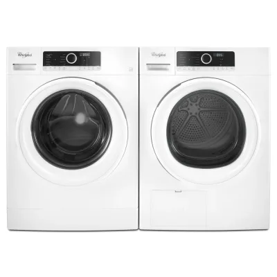 1,9 CuFt Frontlader-Waschmaschine in Weiß mit Sanitize-Funktion und optionaler Waschmittel-Dosierhilfe