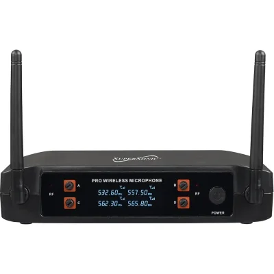 Bezprzewodowy system mikrofonowy 2,4G 4-kanałowy