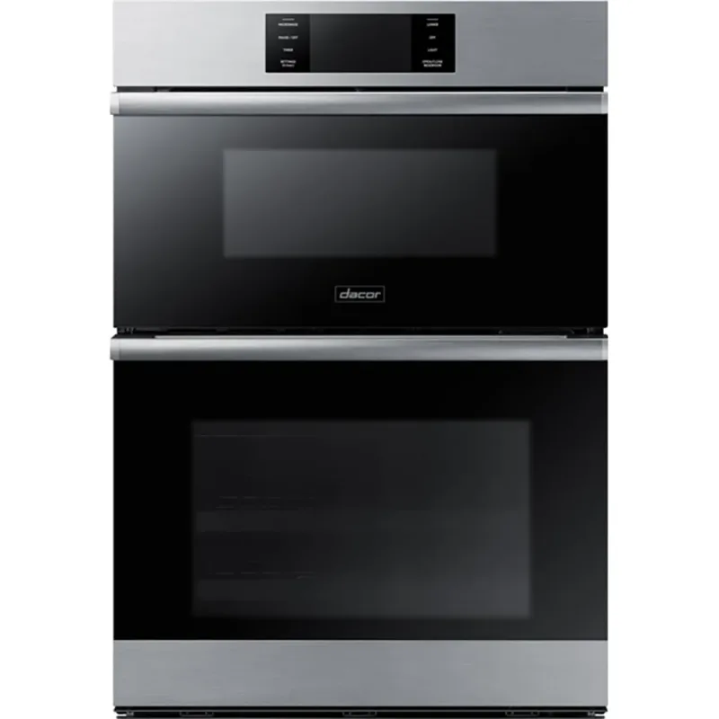 30" Smart Self-Cleaning Convection Double Wall Oven in Stainless Steel