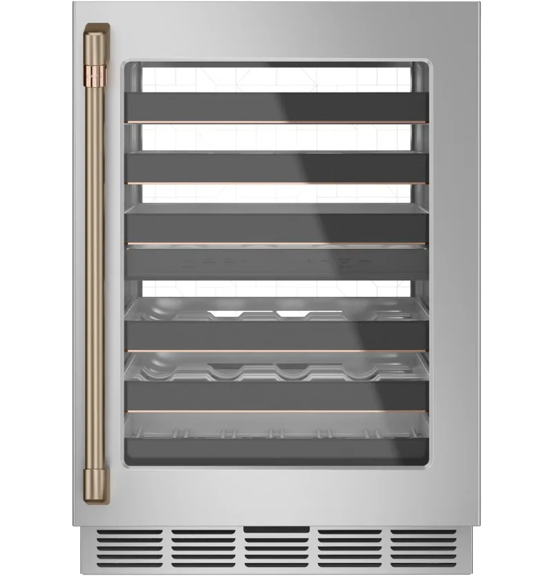 Wine/Beverage Center 1 Piece Handle Kit - Brushed Bronze