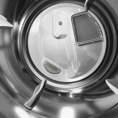 Sèche-linge électrique intelligent 7,3 pi³ à évacuation Metallic Slate avec Extra Power