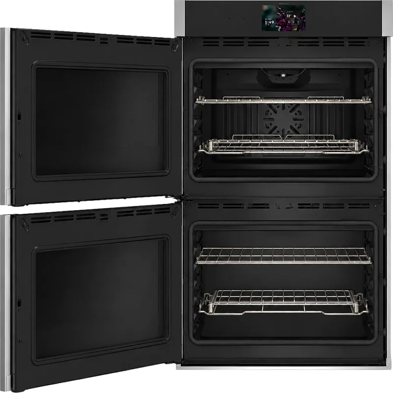 30" Smart Built-In Convection Double Wall Oven in Stainless Steel with Left-Hand Side-Swing Doors