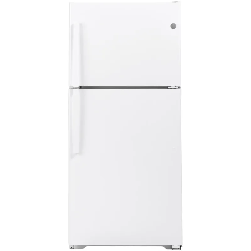 21.9 Cu-Ft Top Mount Garage-Ready Refrigerator in White