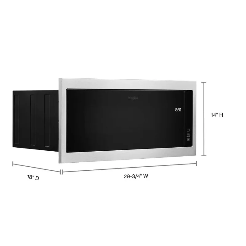 1.1 CuFt Built-in Microwave in Stainless Steel