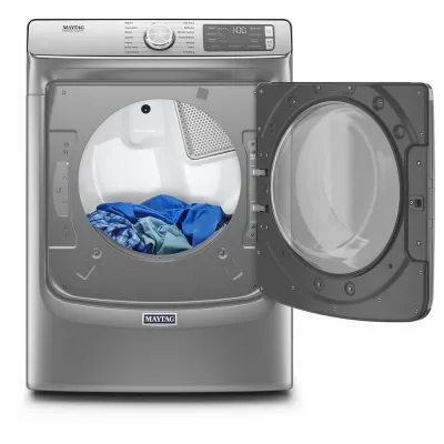 Sèche-linge électrique intelligent 7,3 pi³ à évacuation Metallic Slate avec Extra Power