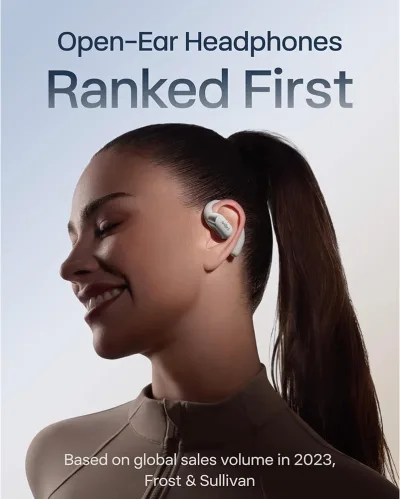OpenFit 2+ True Wireless graue Ohrhörer
