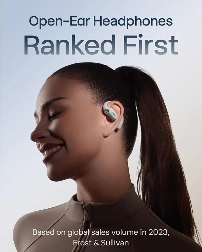 OpenFit 2+ True Wireless graue Ohrhörer