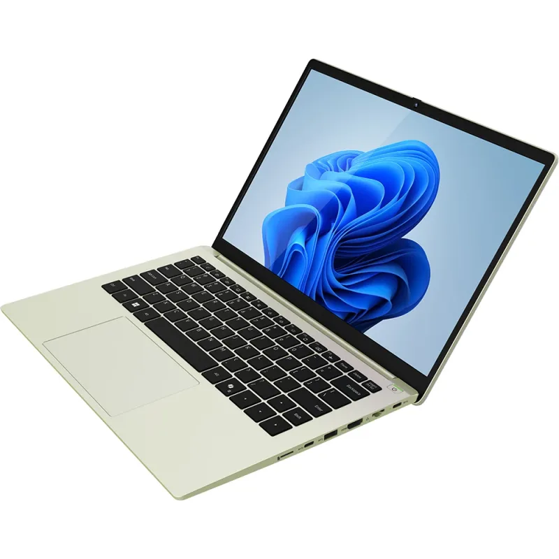 14.1" Intel Core i3-1215U (6-Core) 8GB/512GB FHD Matte Display Windows 11 Home All-Aluminum Laptop - Mint Green