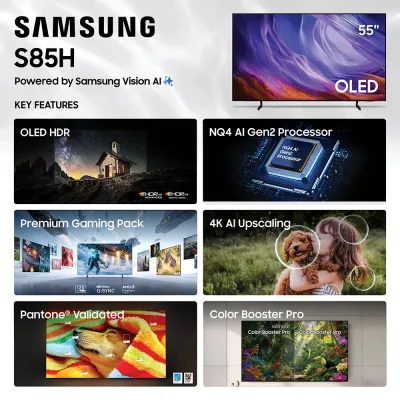 TV Tizen SmartVision AI OLED 4K UHD S85H 55" Class