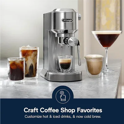 Dedica Duo Espresso Machine — Metal